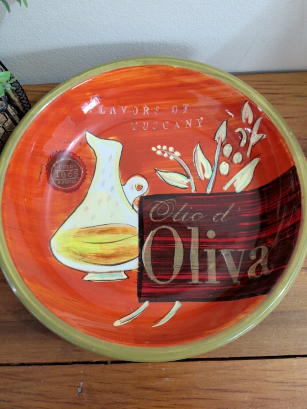 Pier 1 Cucina Olio d'Oliva EarthWare Pasta Bowl